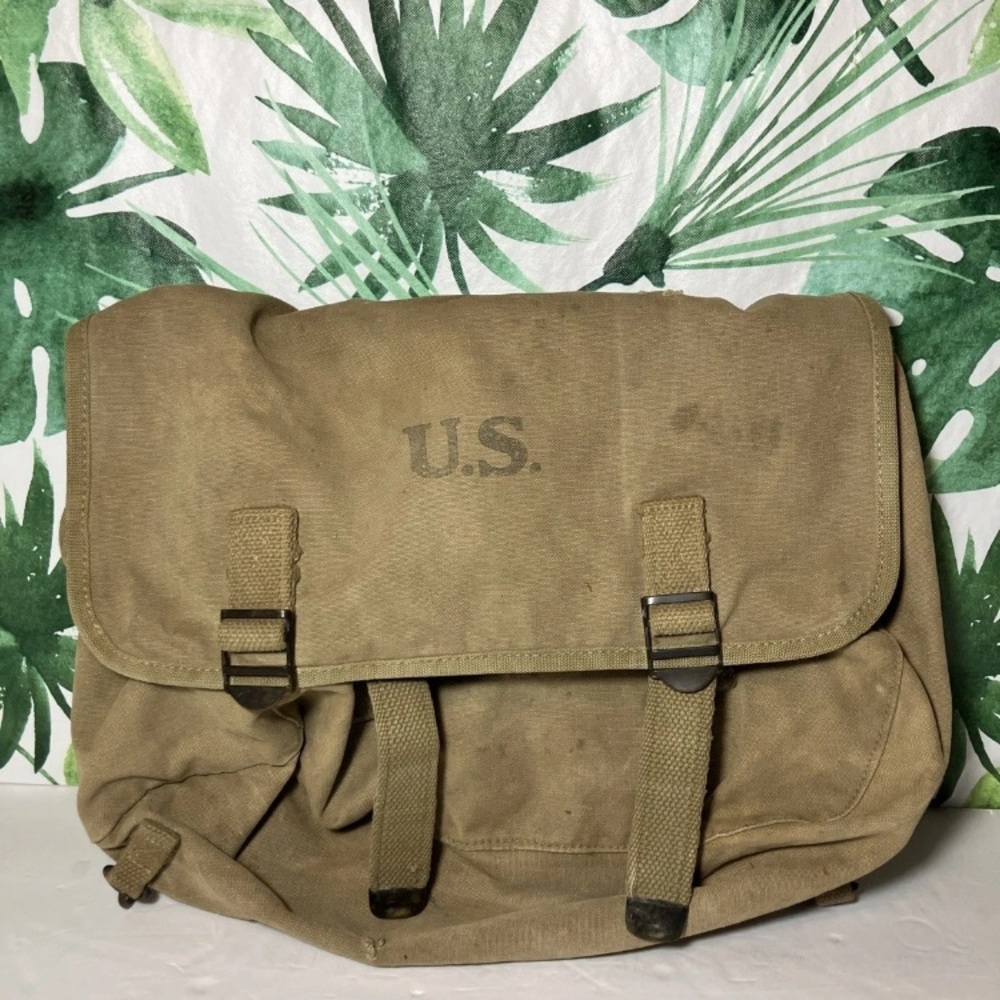 WWII US Army M1936 Musette Bag Luce Manufacturing